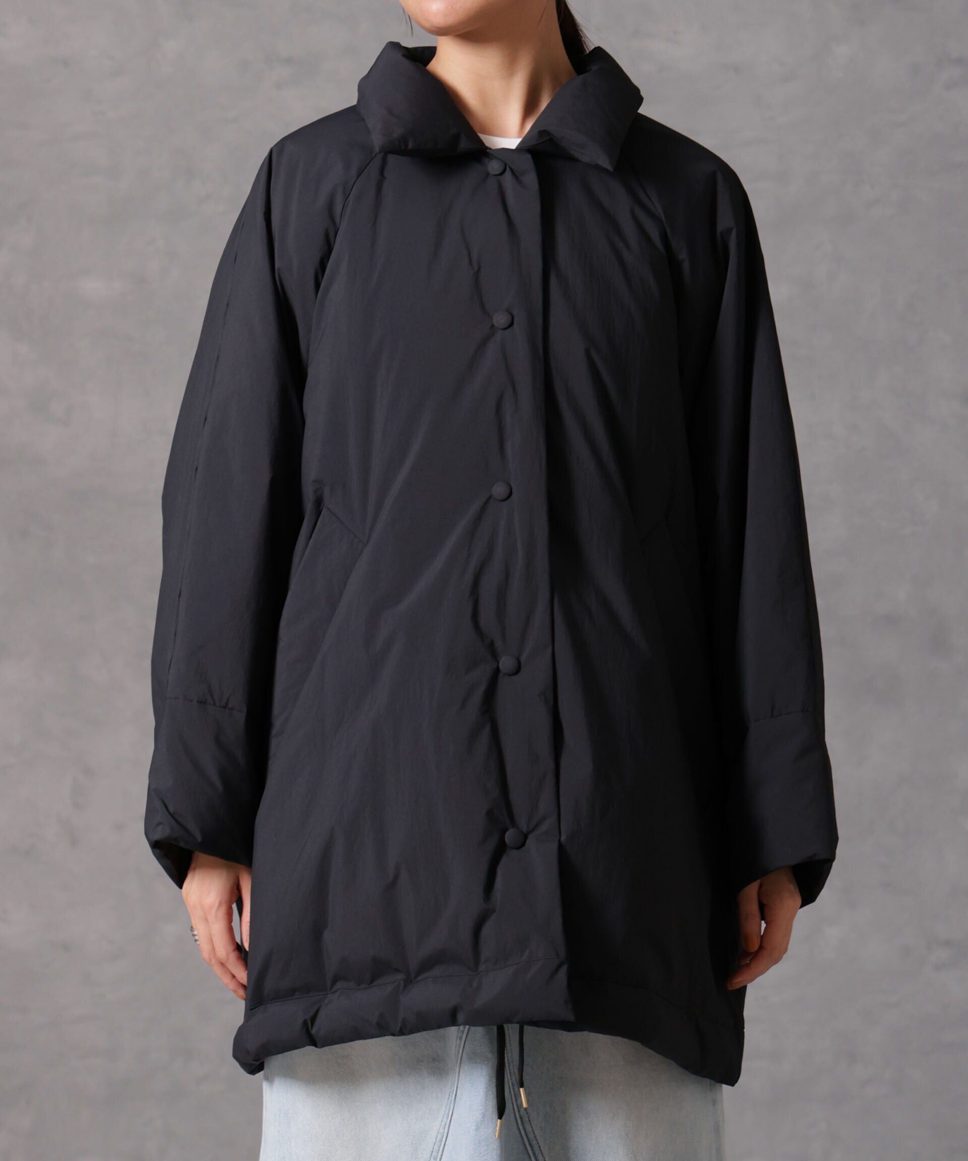 nano･universe「「西川ダウン(R)」ミドル丈バックタックコート」|ダウン|