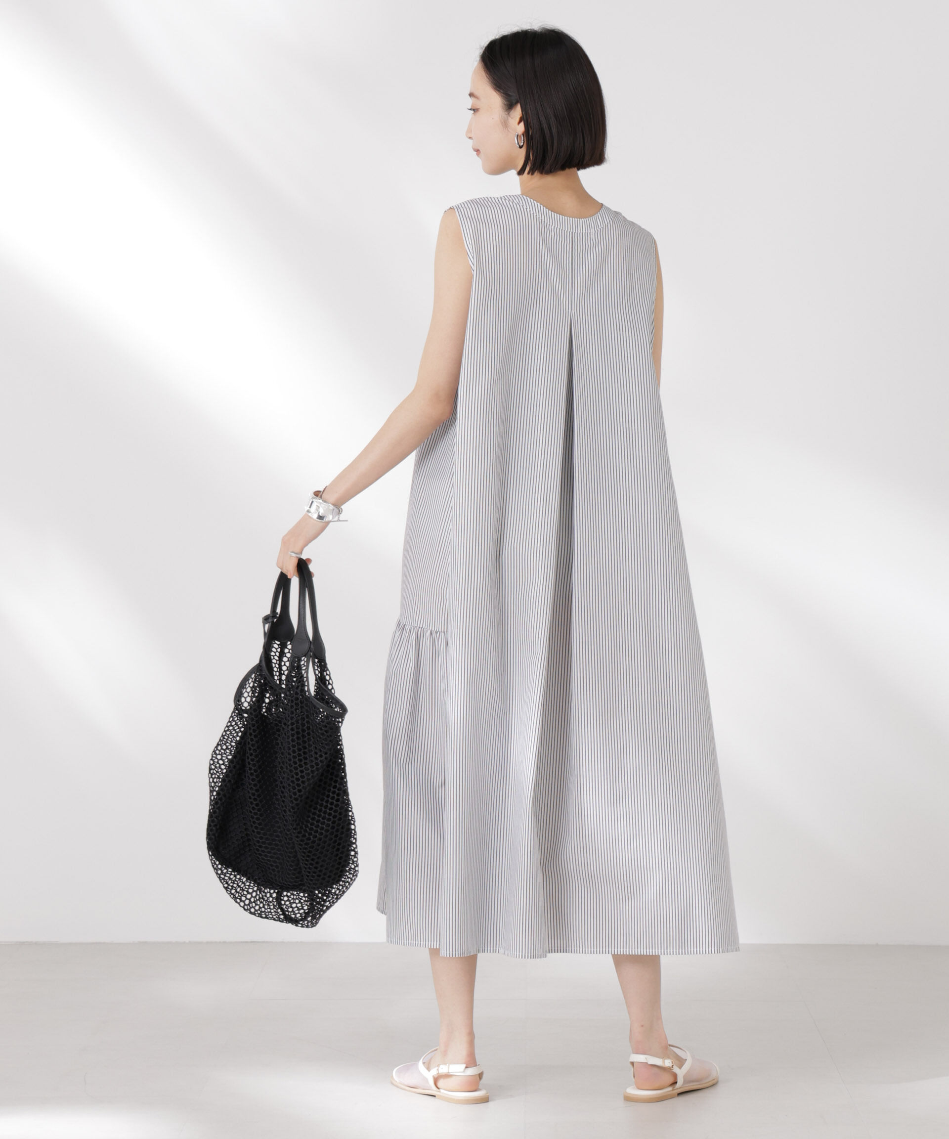 nano･universe「ヘンリーギャザー切り替えワンピース」|ワンピース|