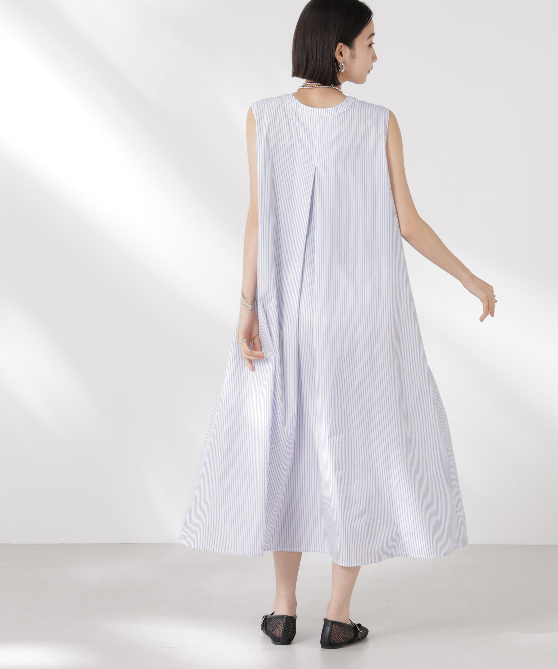 nano･universe「ヘンリーギャザー切り替えワンピース」|ワンピース|