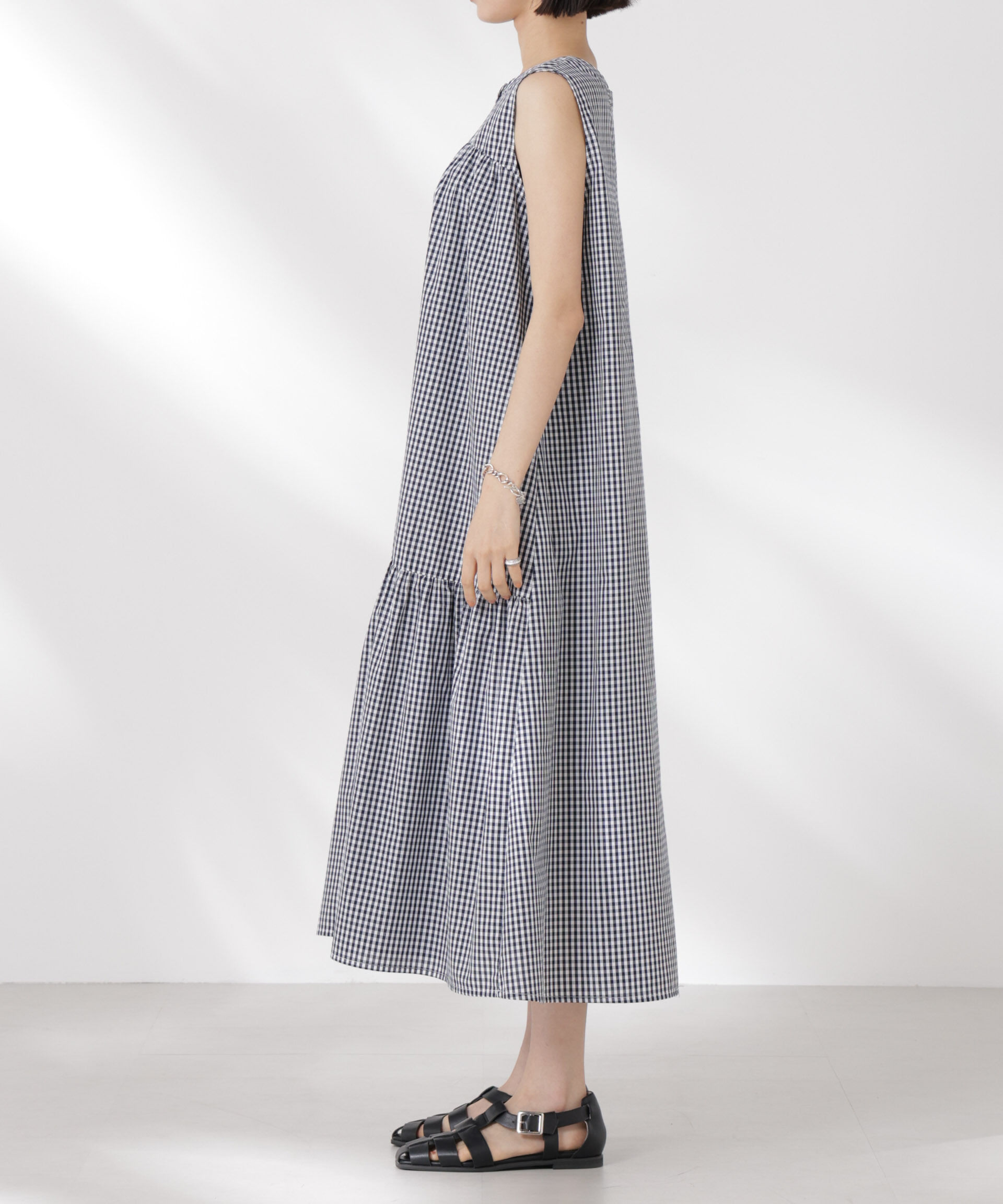 nano･universe「ヘンリーギャザー切り替えワンピース」|ワンピース|