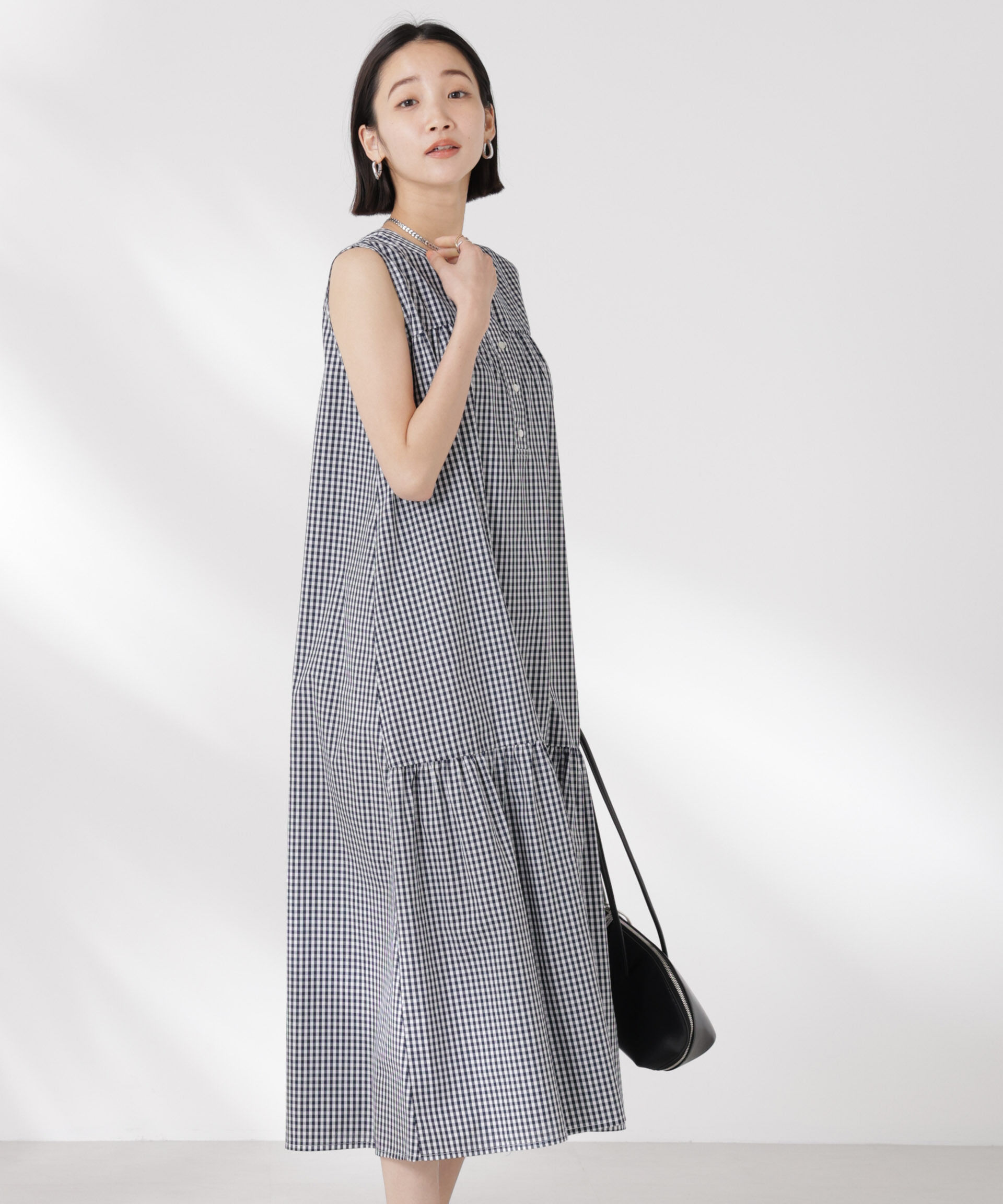 nano･universe「ヘンリーギャザー切り替えワンピース」|ワンピース|