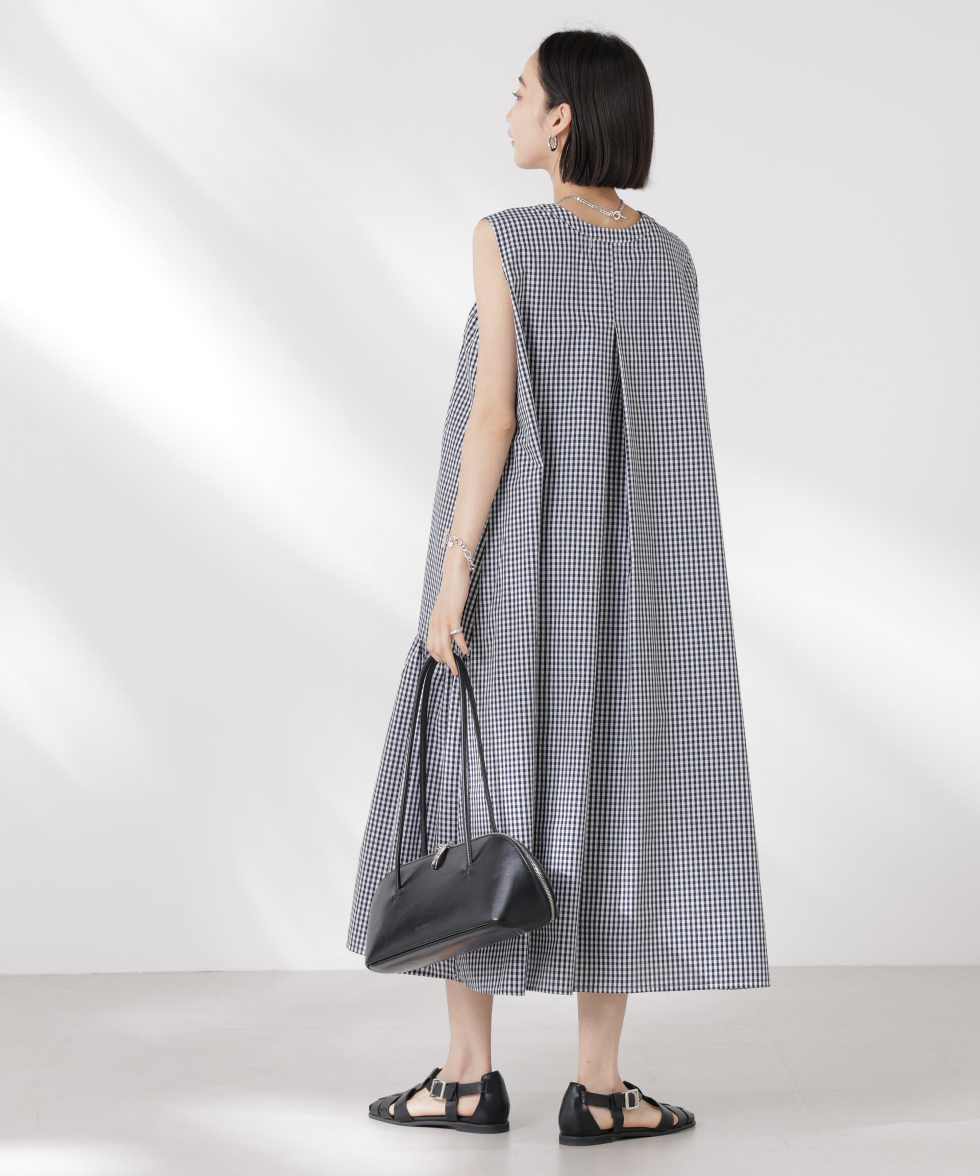 nano･universe「ヘンリーギャザー切り替えワンピース」|ワンピース|