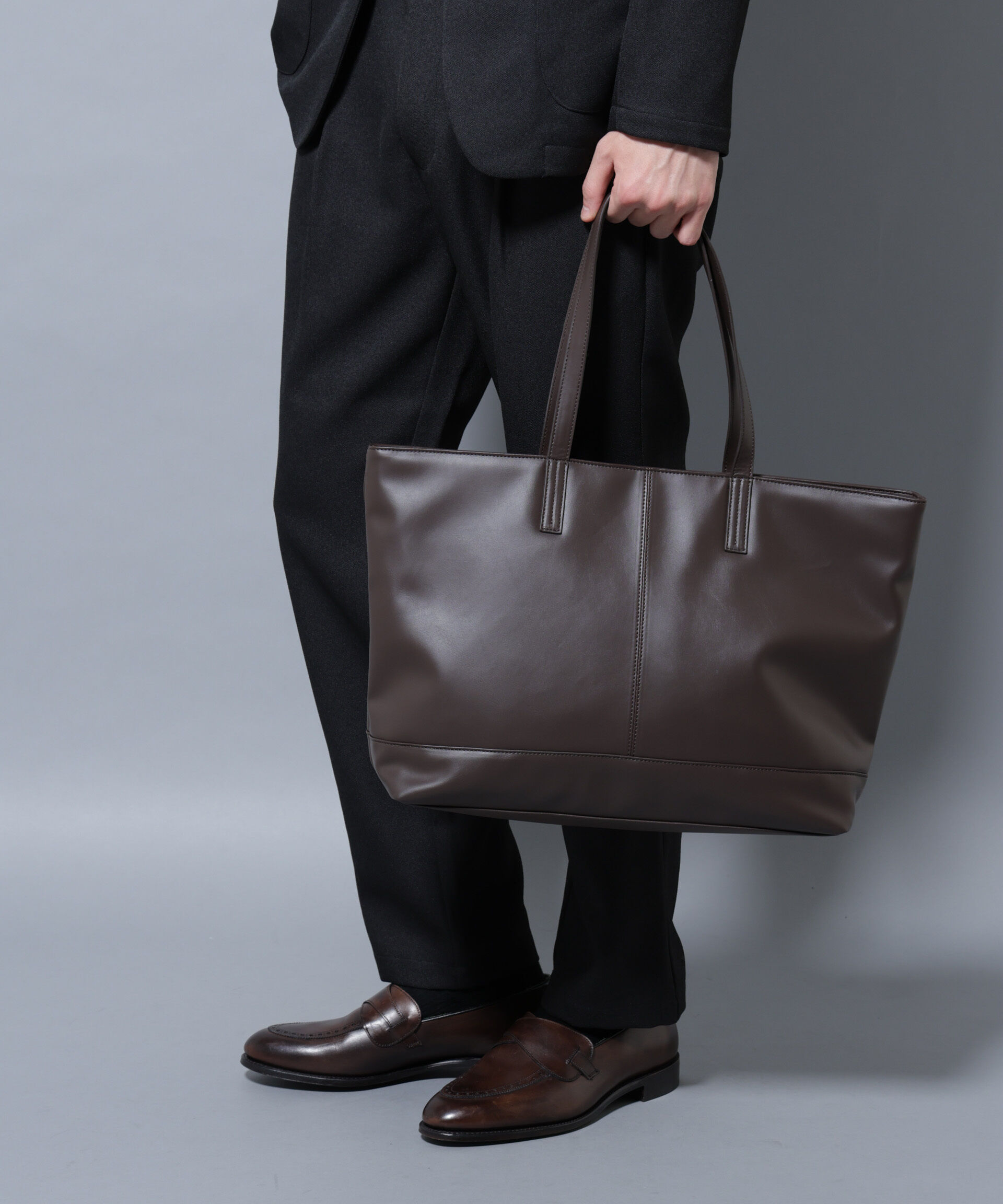 nano･universe「WEB限定/シンセティックレザートートバック」|ショルダー・メッセンジャー|