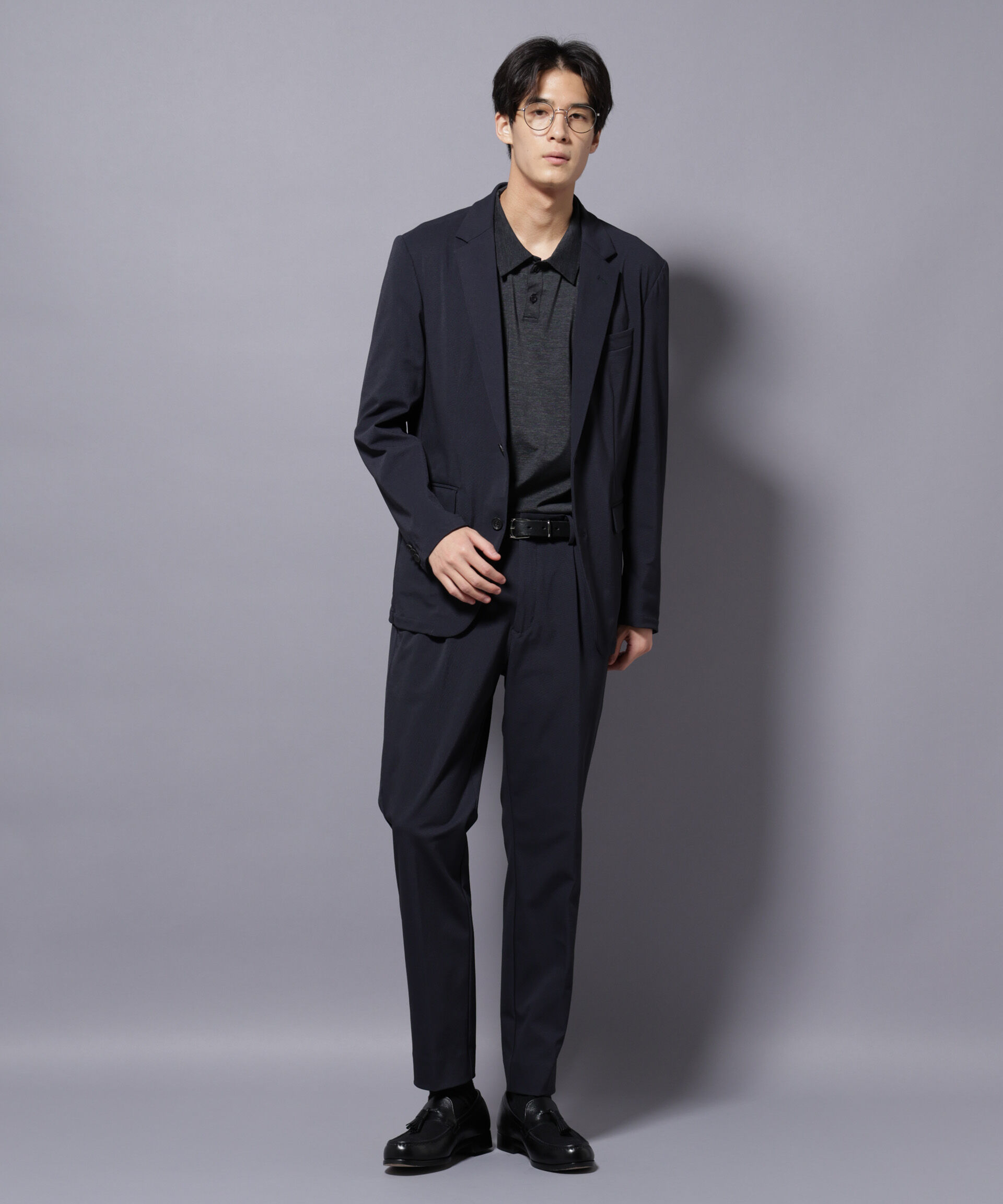 nano･universe「｢Damerino｣ ナイロンストレッチトリコットセットアップ」|スーツ|