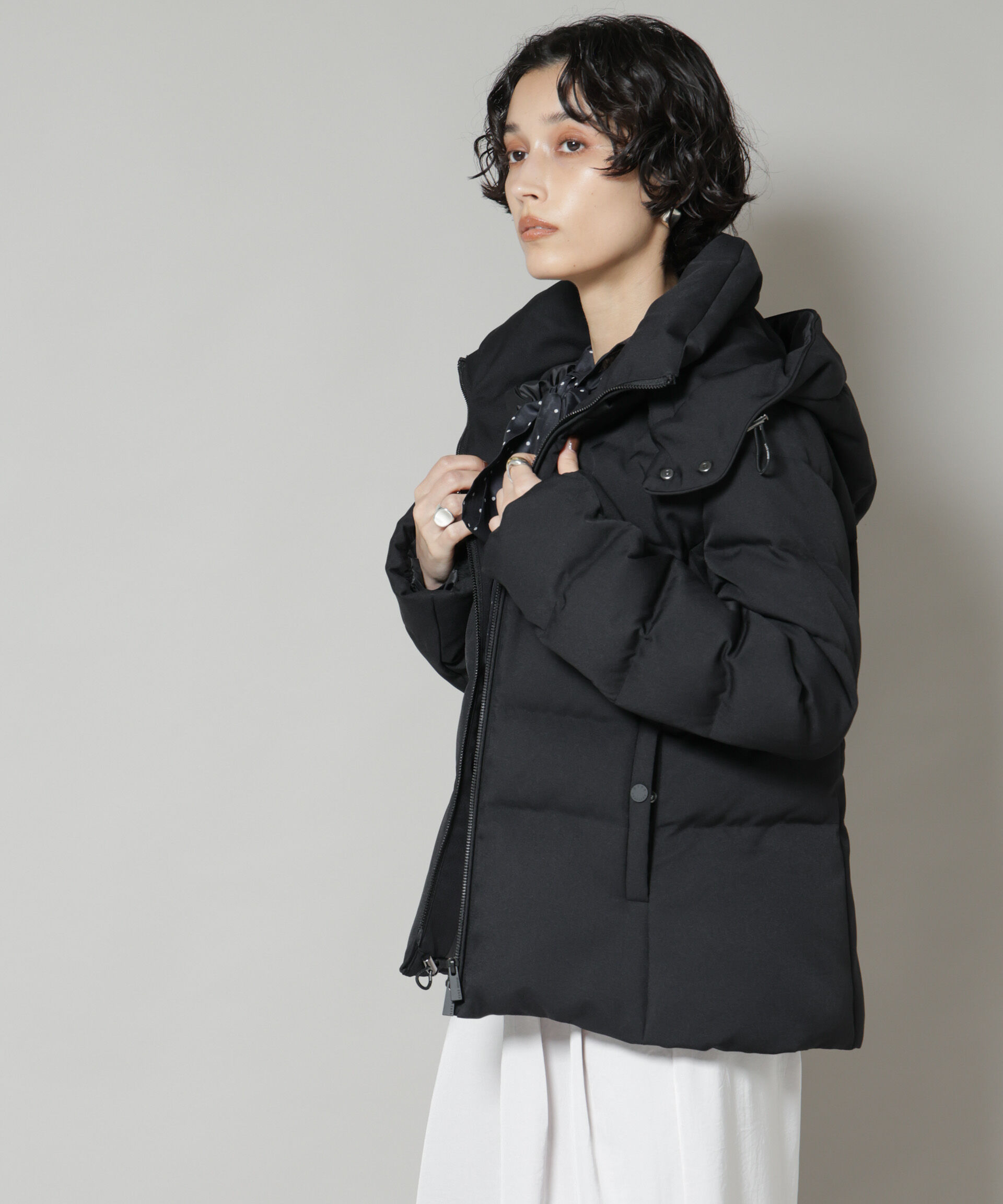 nano･universe「「西川ダウン(R)」サージショートダウン」|ダウン|