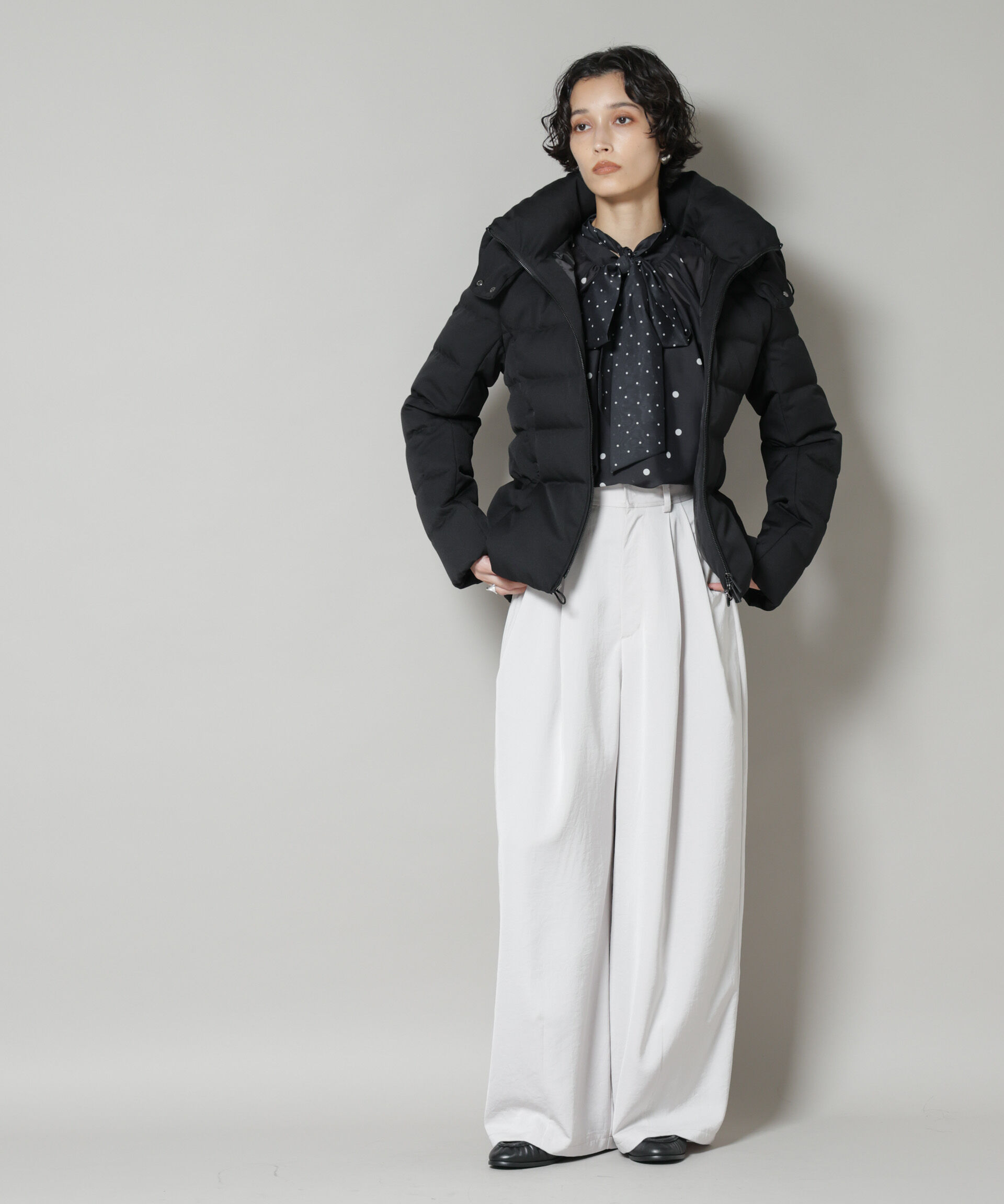 nano･universe「「西川ダウン(R)」サージショートダウン」|ダウン|