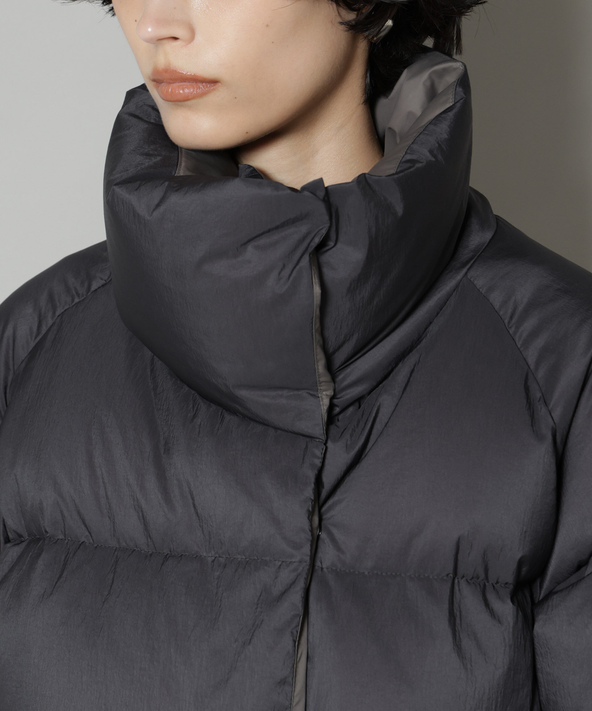 nano･universe「「西川ダウン(R)」バイカラーボリュームダウン」|ダウン|