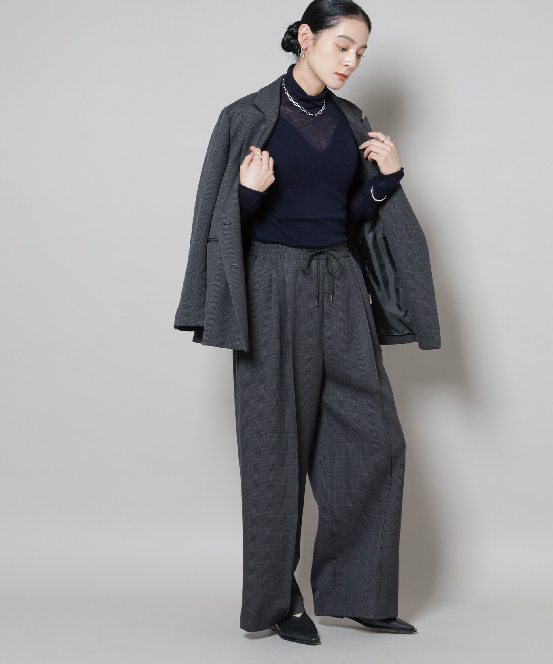 nano･universe「スイビウールタートルネックニットプルオーバー」|ニット・セーター|