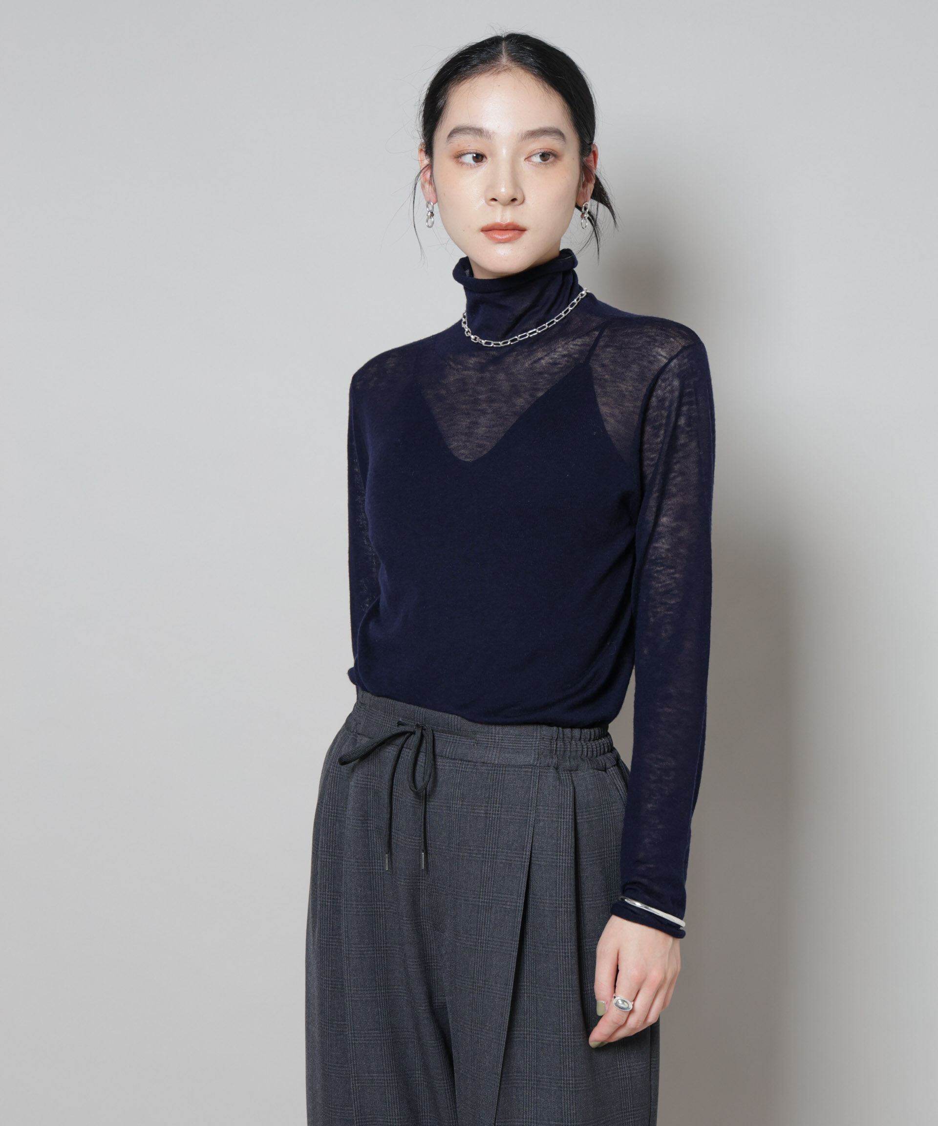 nano･universe「スイビウールタートルネックニットプルオーバー」|ニット・セーター|