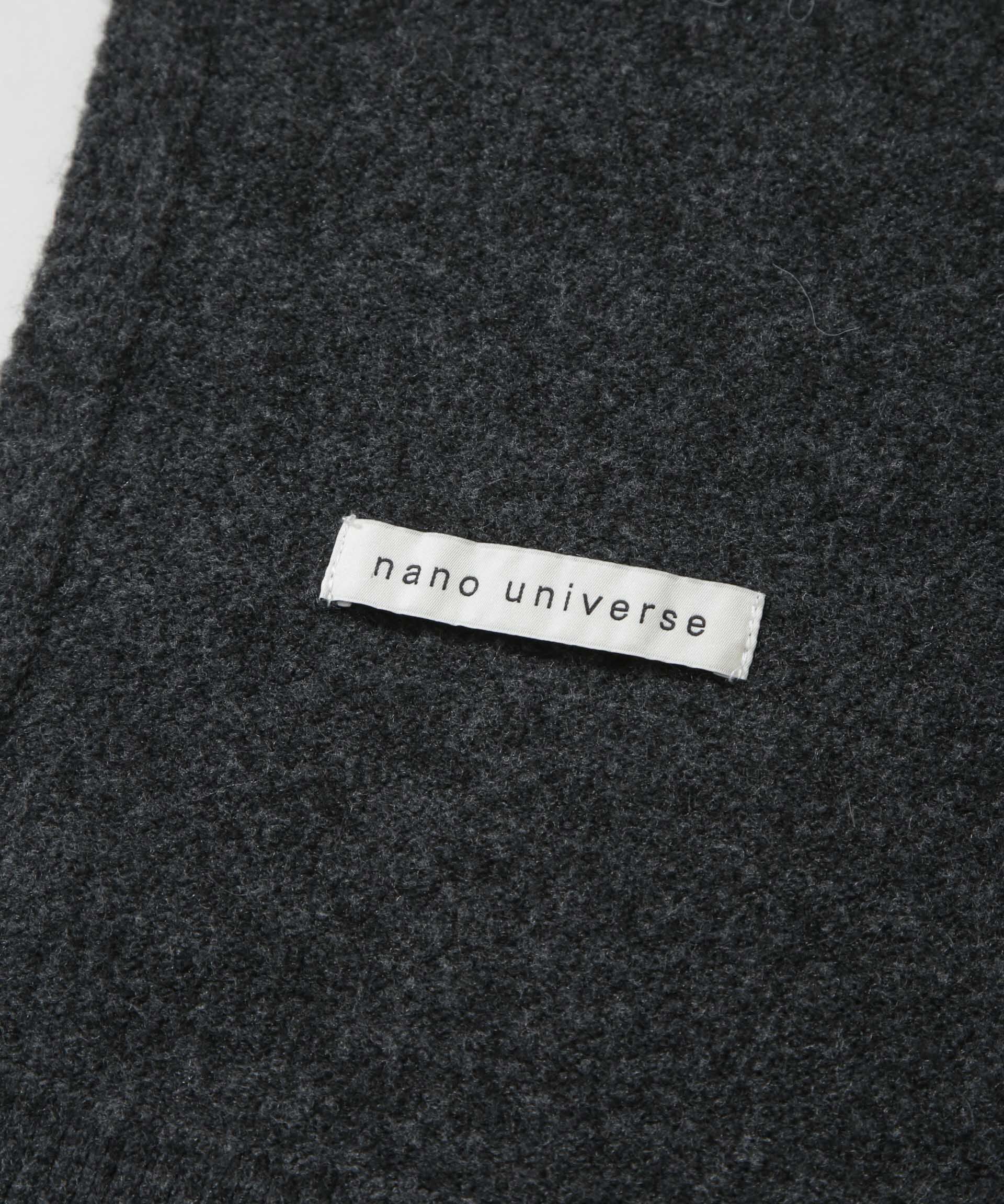 nano･universe「ボリュームニットストール」|マフラー|