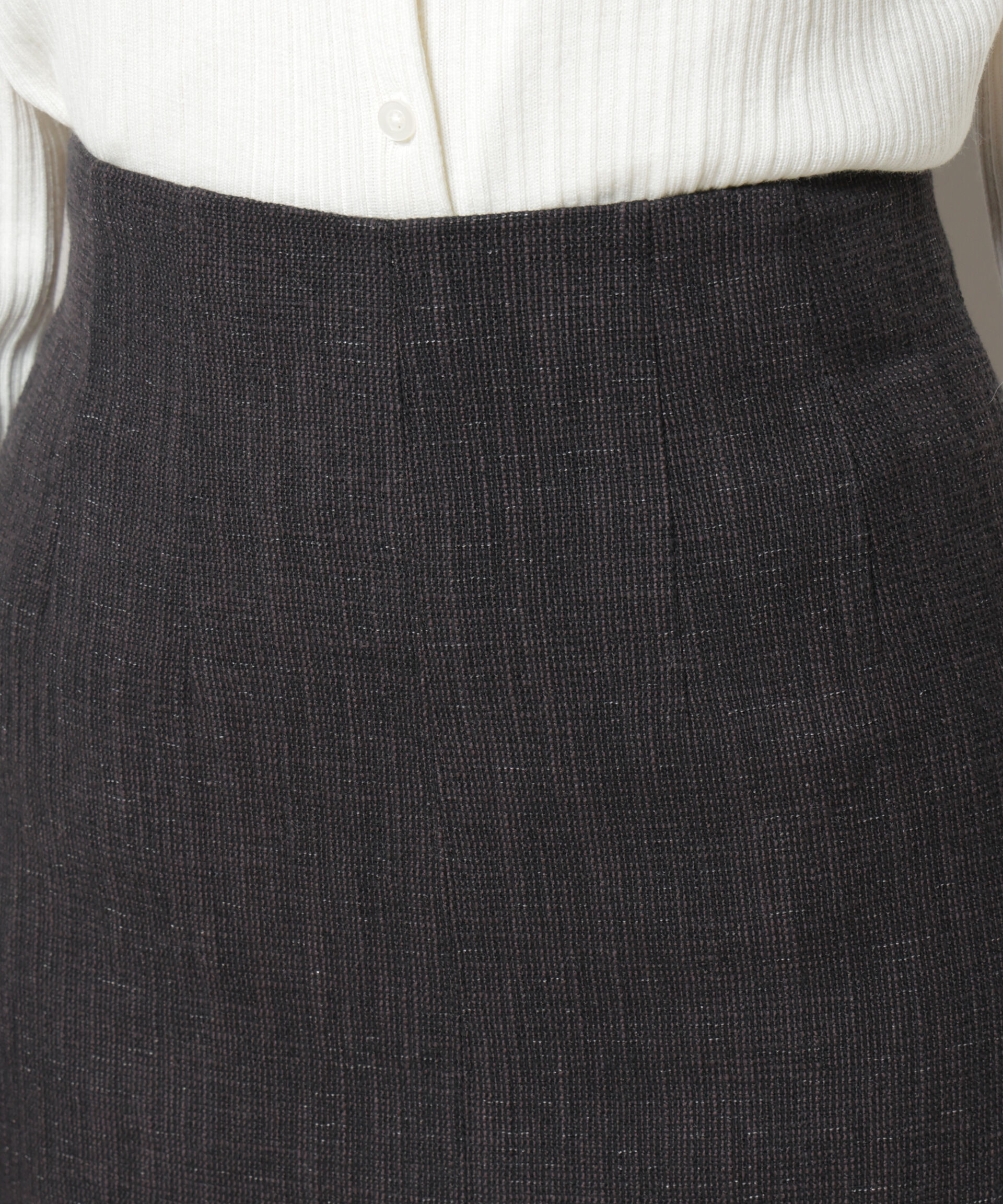 nano･universe「ツイードタイトスカート(セットアップ可)」|スカート|