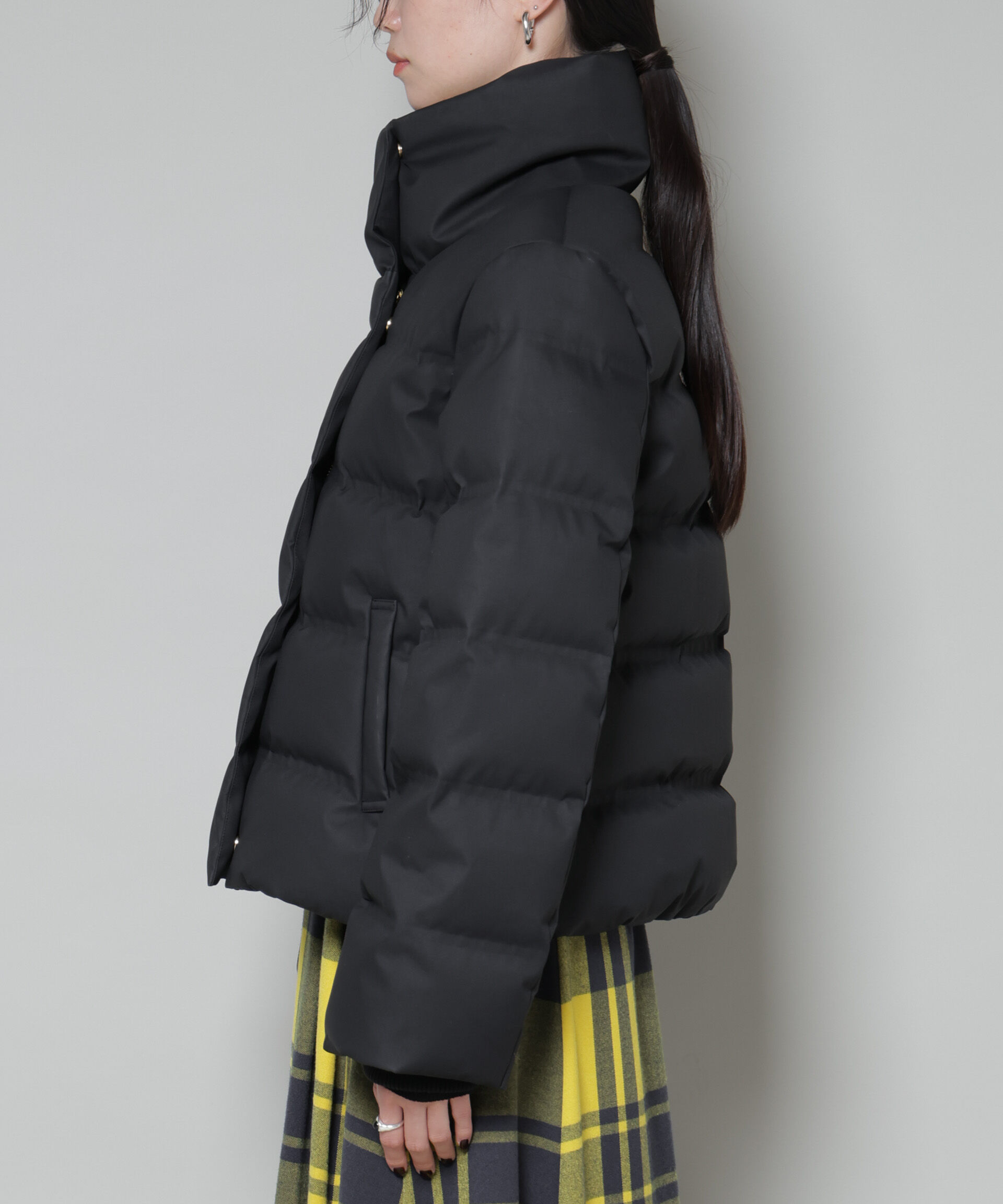 nano･universe「ボリュームネックダウンショートコート」|ダウン|