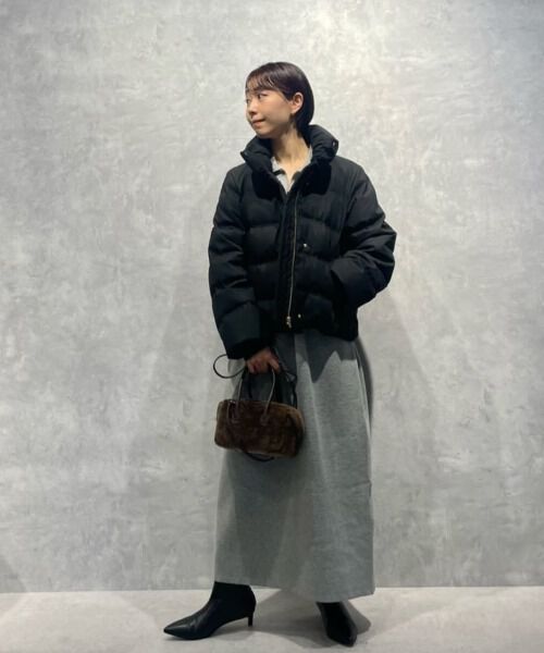 nano･universe「ボリュームネックダウンショートコート」|ダウン|