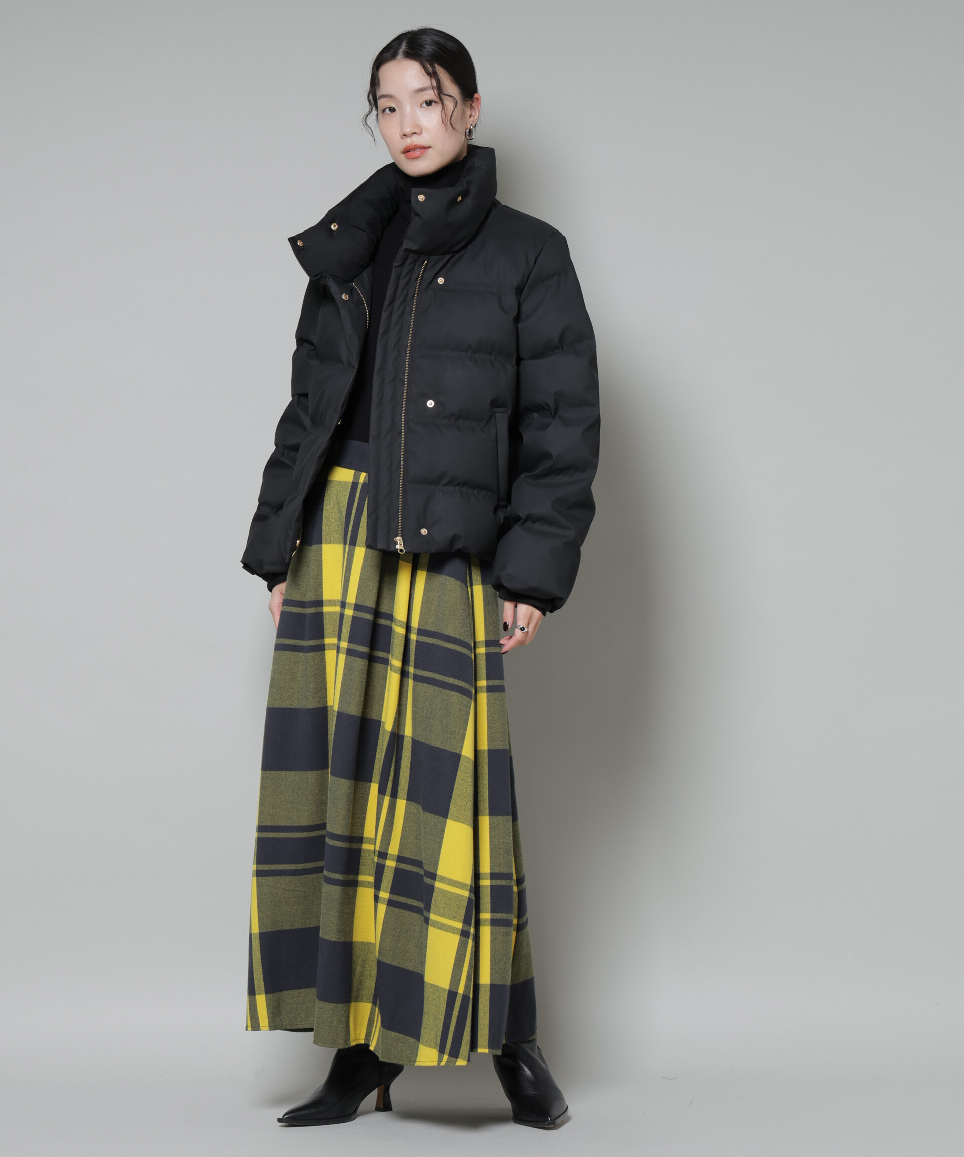 nano･universe「ボリュームネックダウンショートコート」|ダウン|