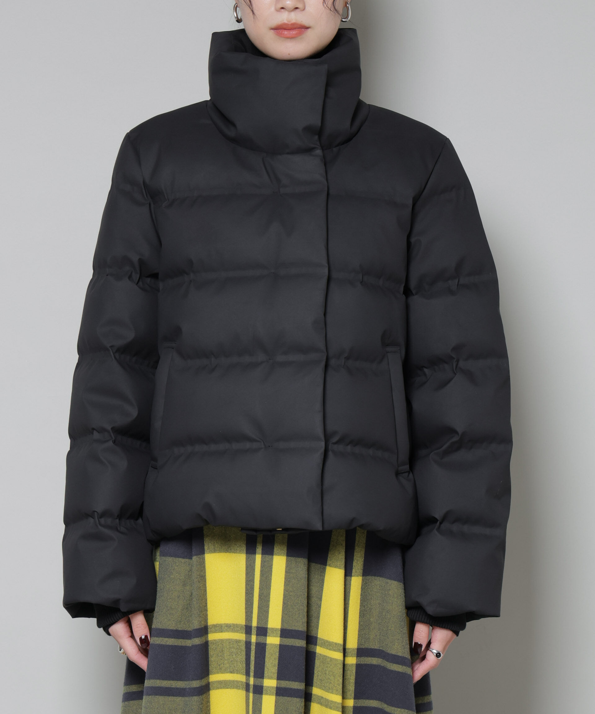 nano･universe「ボリュームネックダウンショートコート」|ダウン|