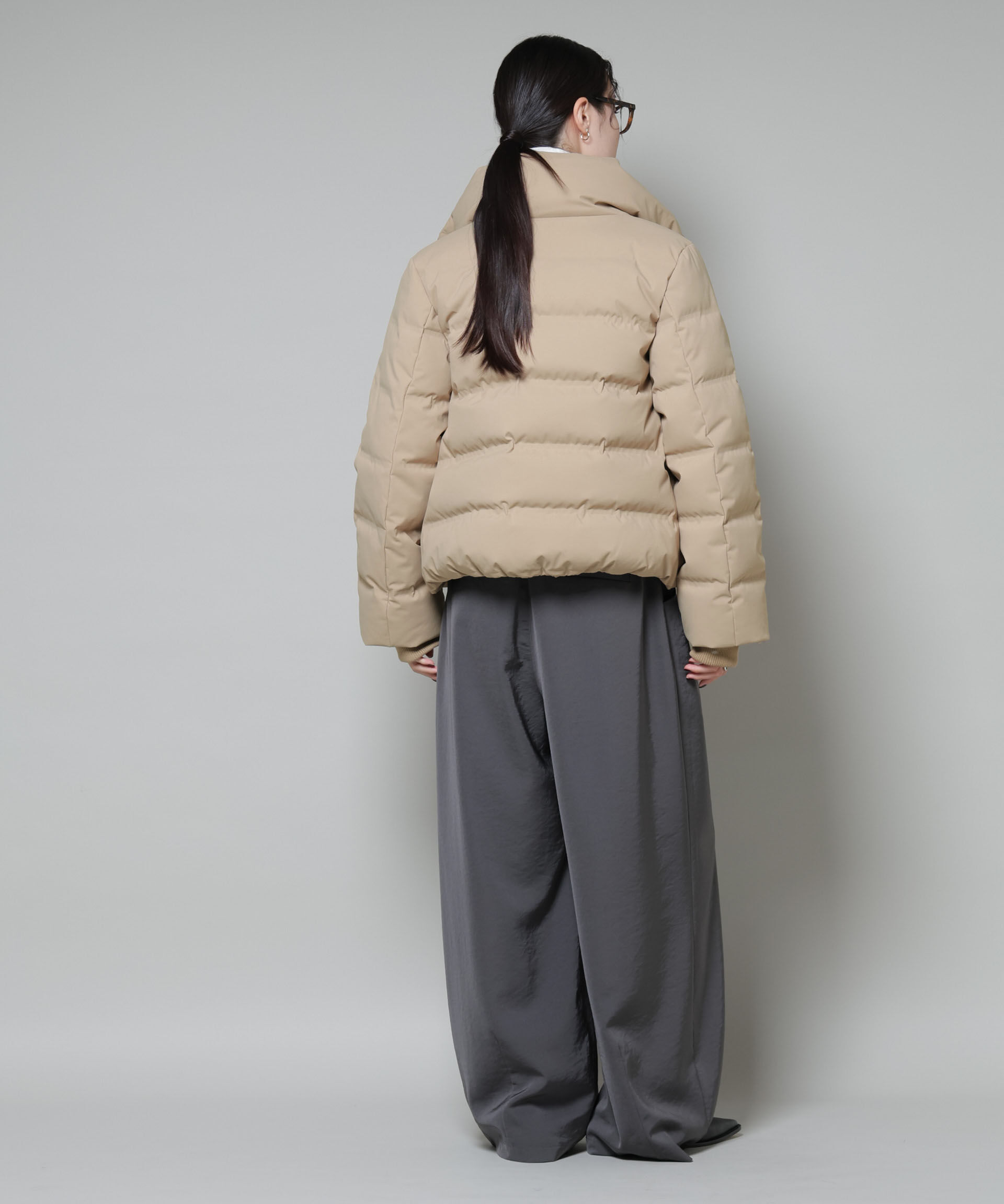 nano･universe「ボリュームネックダウンショートコート」|ダウン|