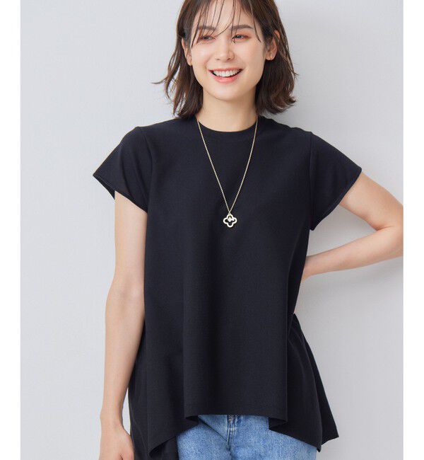 組曲「【WEB限定カラーあり】バックフレアニットTシャツ」|ニット・セーター|