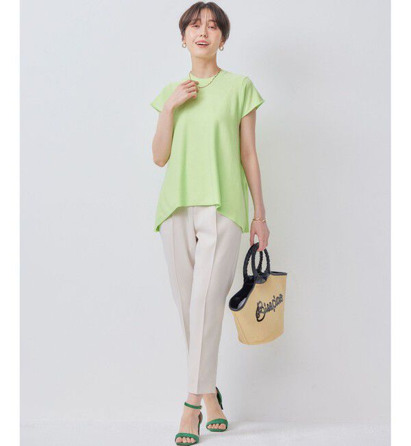 組曲「【WEB限定カラーあり】バックフレアニットTシャツ」|ニット・セーター|