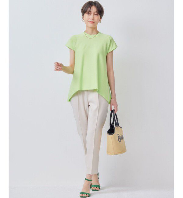 組曲「【WEB限定カラーあり】バックフレアニットTシャツ」|ニット・セーター|