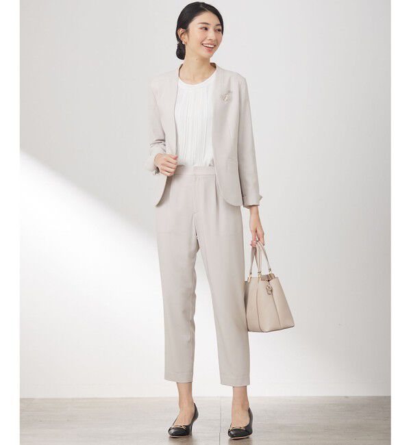 any SiS「【洗える】フロントプリーツシフォン ブラウス」|シャツ・ブラウス|