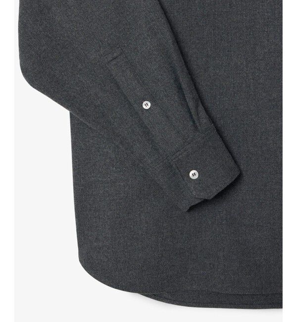 LACOSTE「オーバーサイズハーフボタン ストレッチフランネルシャツ」|シャツ・ブラウス|