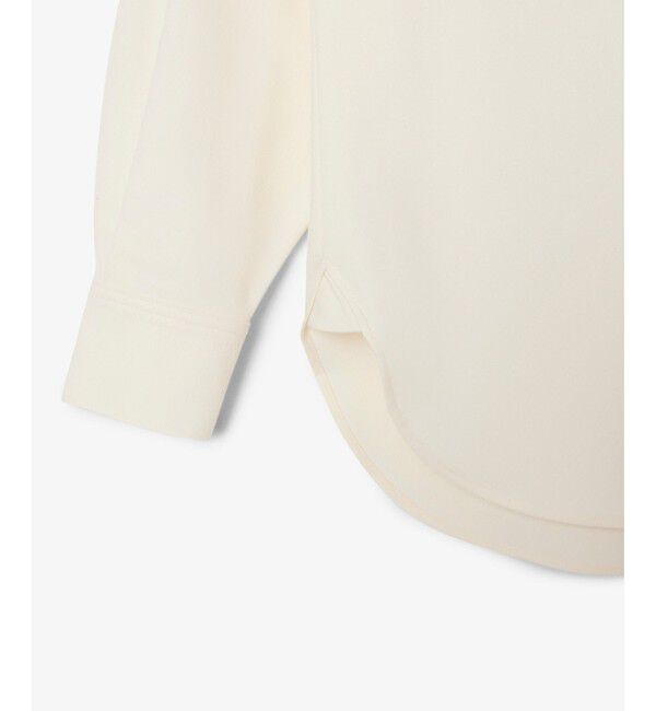 LACOSTE「オーバーサイズハーフボタン ストレッチフランネルシャツ」|シャツ・ブラウス|