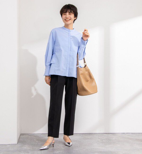 NOLLEY'S sophi「ウォッシャブルストレッチツイルインゴムパンツ」|チノ|