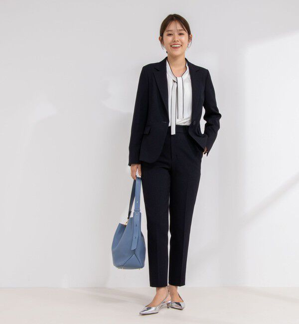 NOLLEY'S sophi「ウォッシャブルウール調サージテーパードパンツ」|その他|