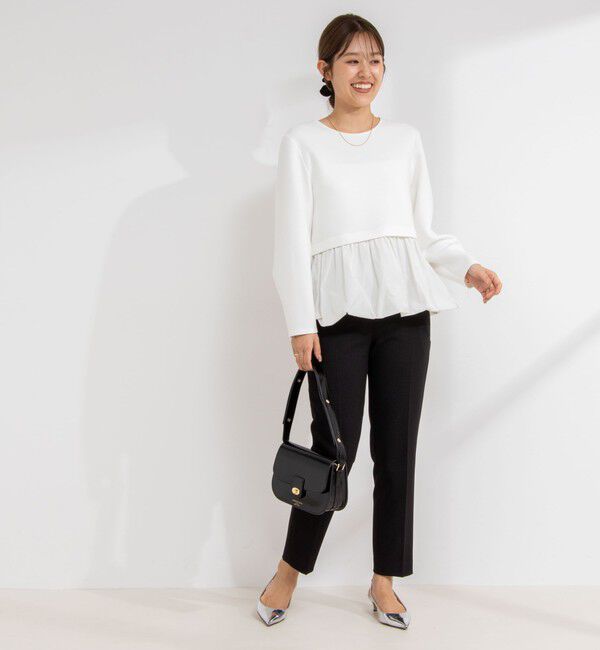 NOLLEY'S sophi「ウォッシャブルウール調サージテーパードパンツ」|その他|