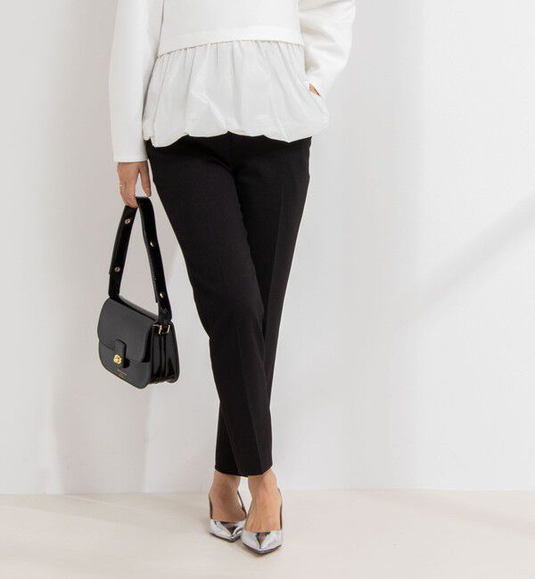 NOLLEY'S sophi「ウォッシャブルウール調サージテーパードパンツ」|その他|