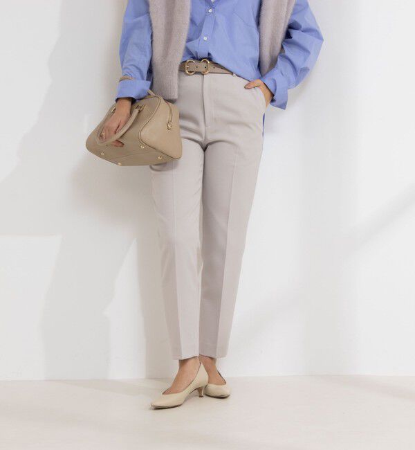 NOLLEY'S sophi「ウォッシャブルウール調サージテーパードパンツ」|その他|