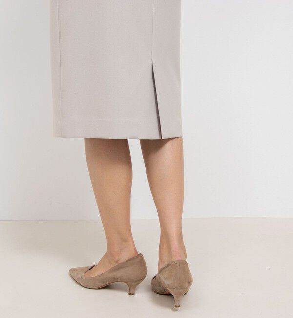 NOLLEY'S sophi「《セットアップ対応》ウォッシャブルウール調サージセミタイトスカート」|タイト|