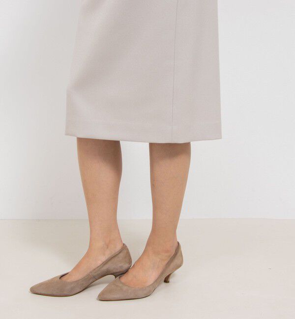 NOLLEY'S sophi「《セットアップ対応》ウォッシャブルウール調サージセミタイトスカート」|タイト|