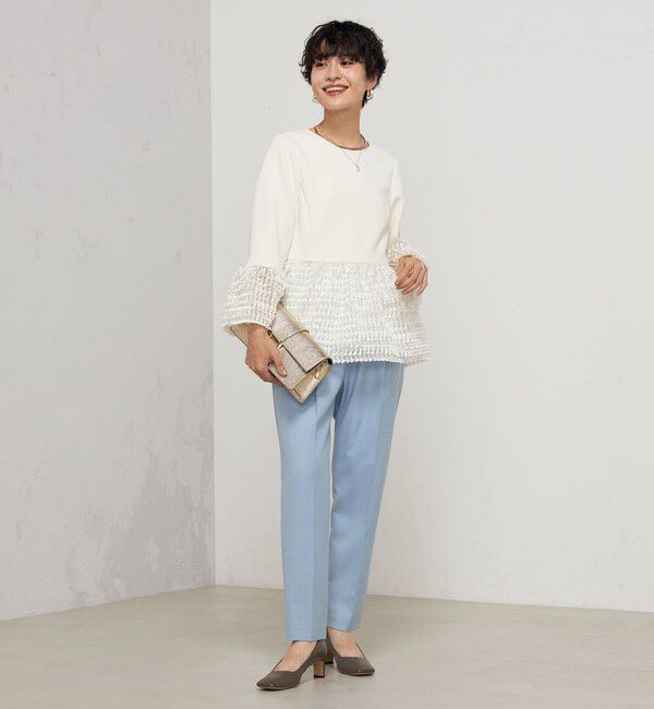 NOLLEY'S sophi「ウール混ウォッシャブルインゴムパンツ」|その他|