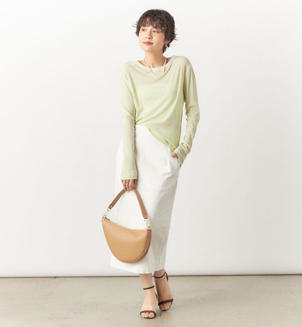 Rie Miller「【RM denim】スリットタイトデニムスカート」|タイト|