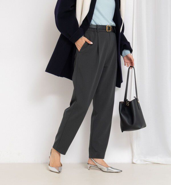 NOLLEY'S「ウォッシャブル裏起毛イージーテーパードパンツ」|その他|