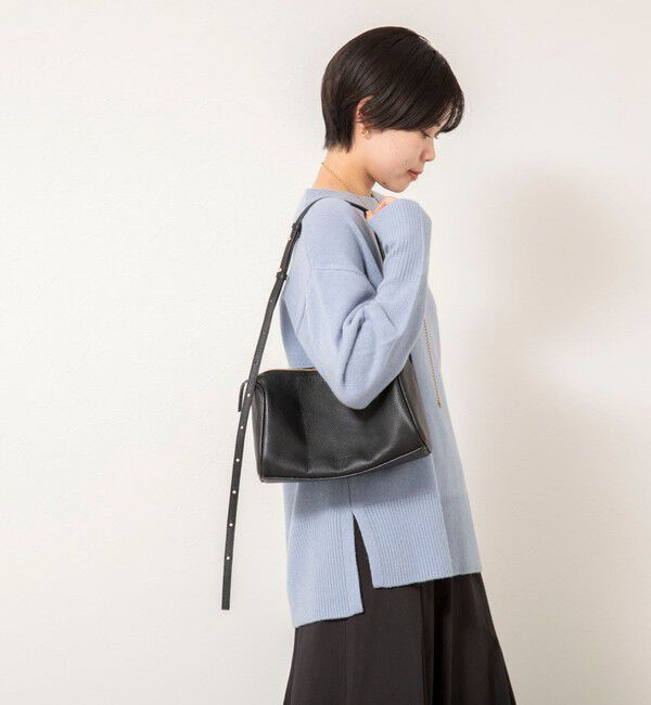 NOLLEY'S「ウールナイロンロング丈プルオーバー」|ニット・セーター|