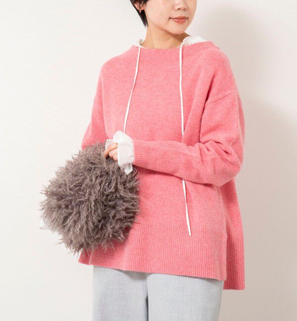 NOLLEY'S「ウールナイロンロング丈プルオーバー」|ニット・セーター|