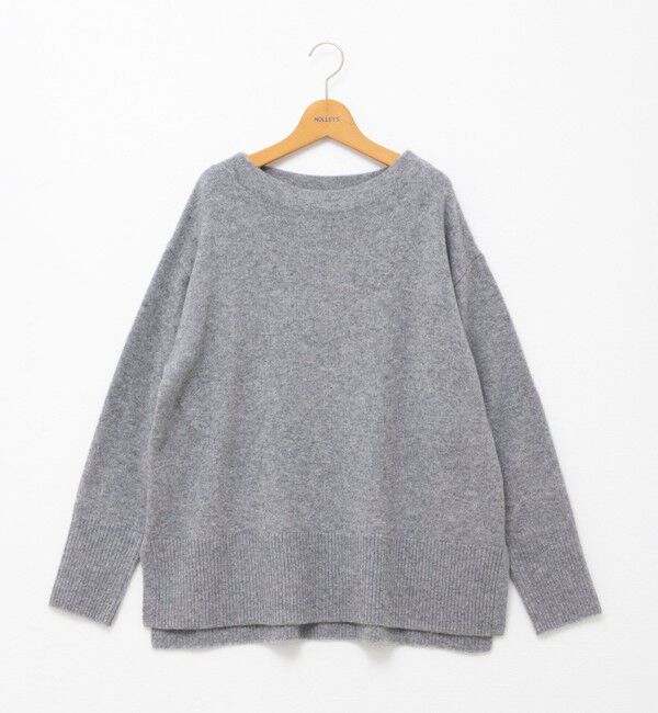 NOLLEY'S「ウールナイロンロング丈プルオーバー」|ニット・セーター|