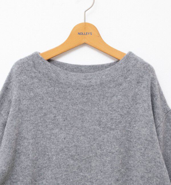NOLLEY'S「ウールナイロンロング丈プルオーバー」|ニット・セーター|