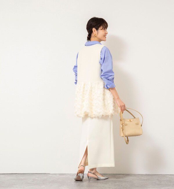 NOLLEY'S sophi「フリンジジャガード切替ベスト」|ベスト・ジレ|