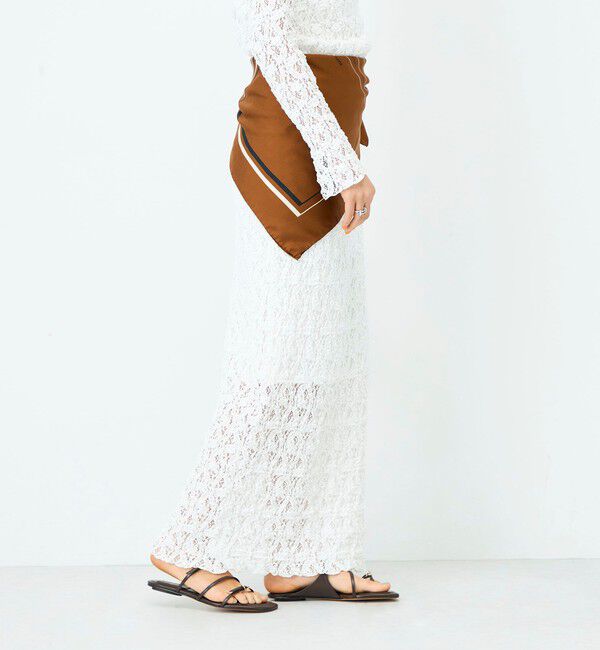 NOLLEY'S sophi「ウォッシャブルストレッチレースタイトスカート」|タイト|