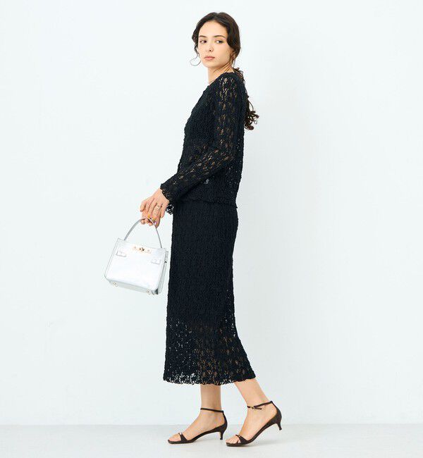 NOLLEY'S sophi「ウォッシャブルストレッチレースタイトスカート」|タイト|
