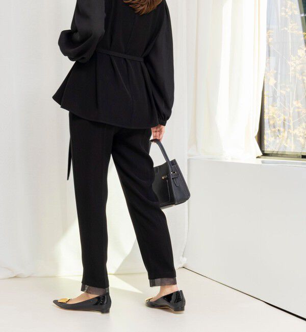 NOLLEY'S「《セットアップ対応》ウォッシャブルダブルクロススリムパンツ」|その他|