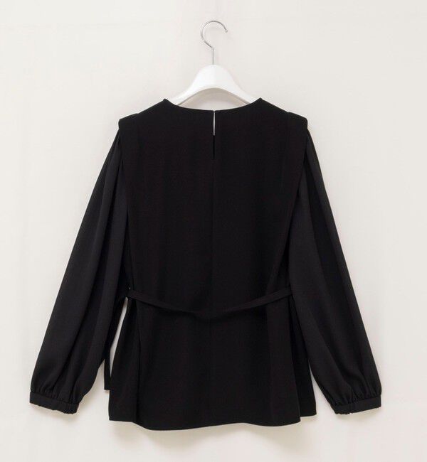 NOLLEY'S「《セットアップ対応》ウォッシャブルダブルクロスブラウス」|シャツ・ブラウス|