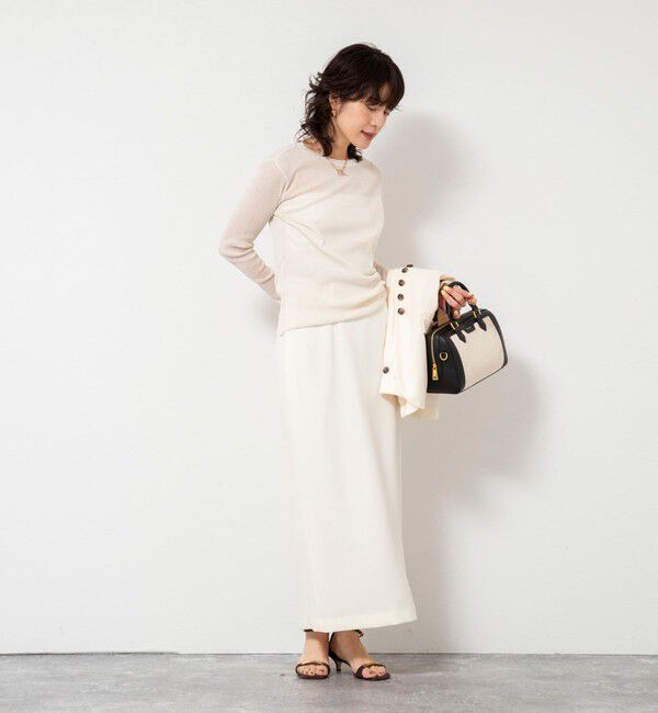 NOLLEY'S sophi「ウォッシャブルラメチュールロンＴ」|Tシャツ・カットソー|