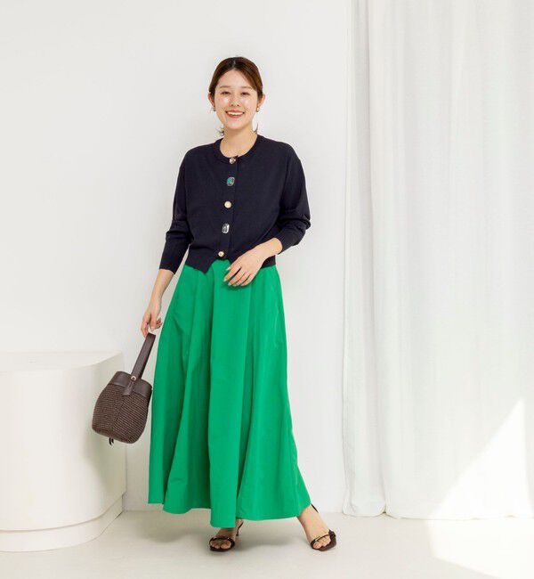 NOLLEY'S「《手洗い可能》ランダムビジューカーディガン」|カーディガン|