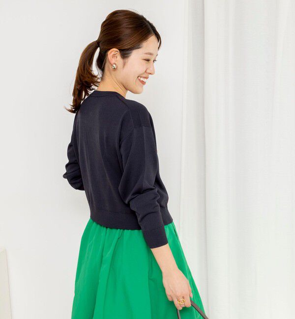 NOLLEY'S「《手洗い可能》ランダムビジューカーディガン」|カーディガン|