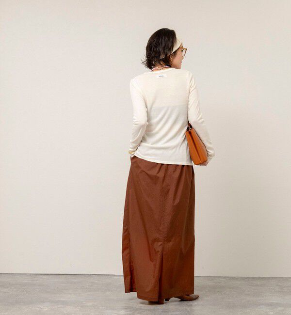 MAQWEL「【MAQWEL/マクウェル】ウォッシャブルリブカーディガン」|カーディガン|