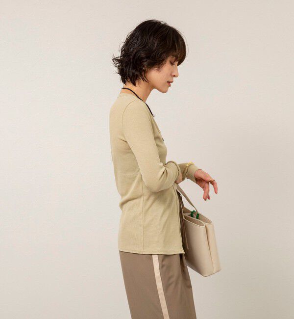 MAQWEL「【MAQWEL/マクウェル】ウォッシャブルリブカーディガン」|カーディガン|